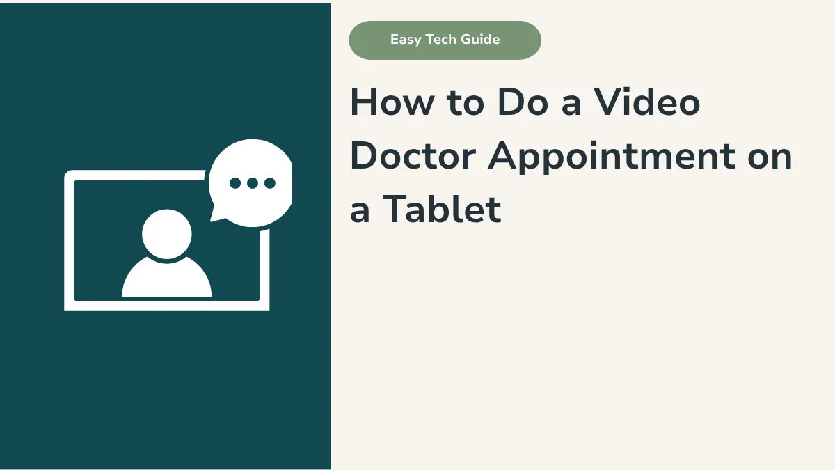 How to Do a Video Doctor Appointment on a Tablet in Australia