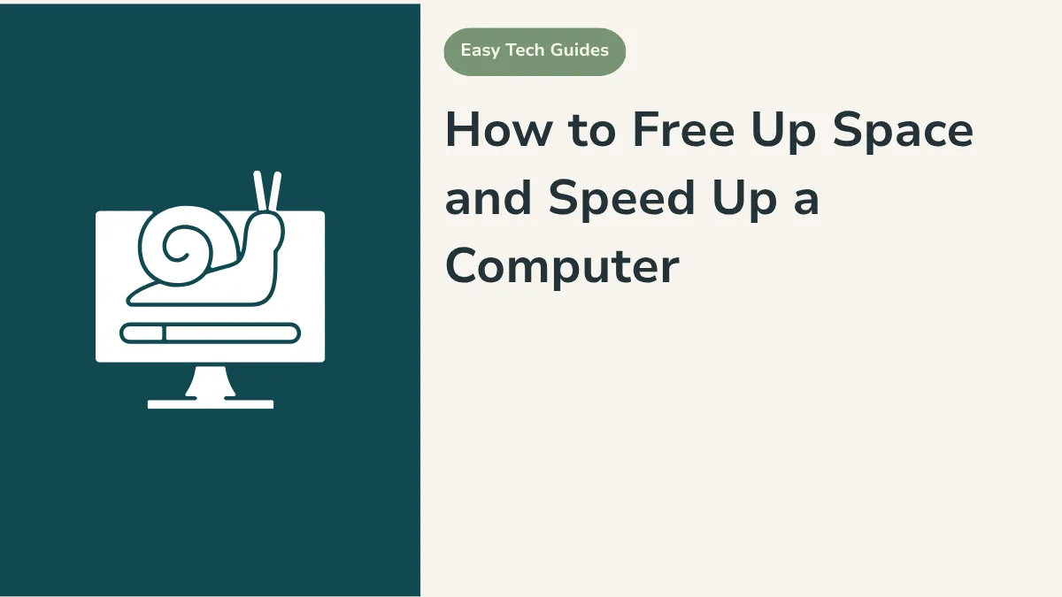 How to Free Up Space and Speed Up an Old Laptop