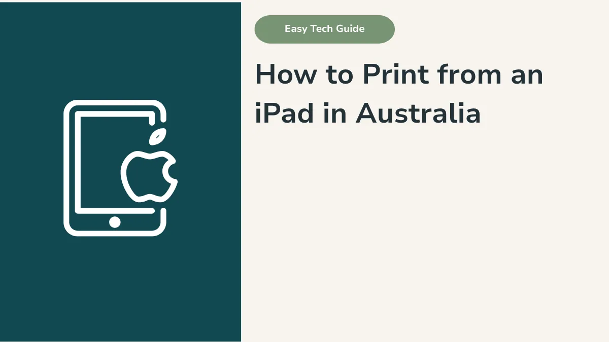 How to Print from an iPad in Australia