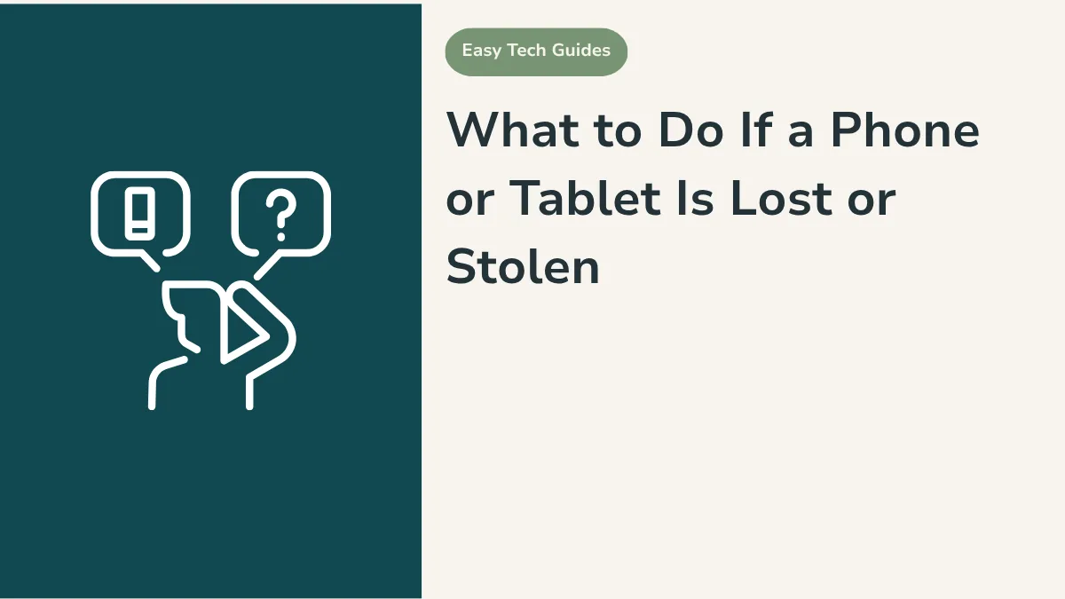 What to Do If a Phone or Tablet Is Slow or Not Working
