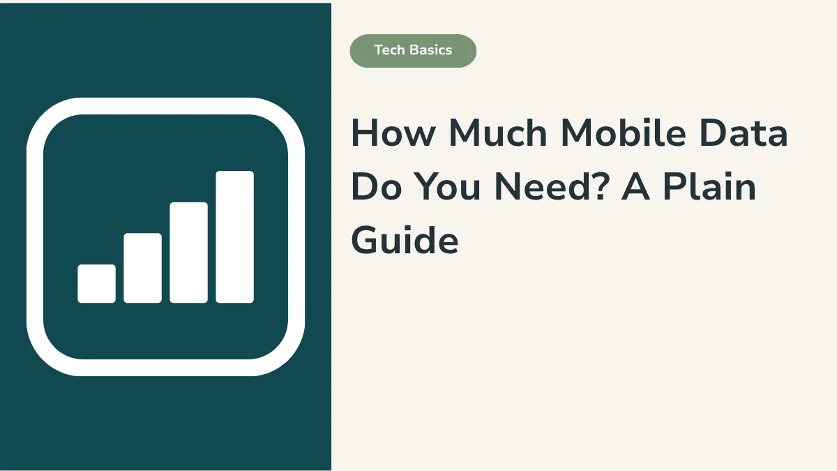 How much mobile data do you need, a plain guide