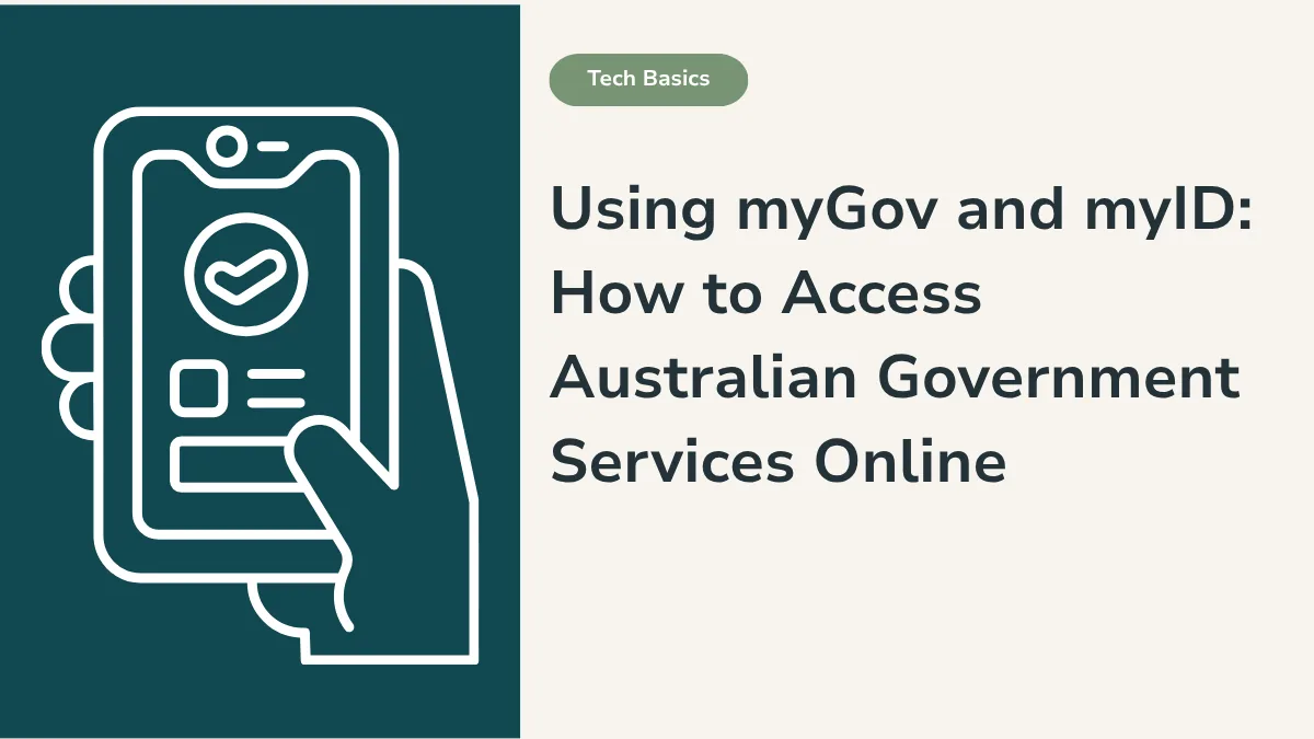 Using myGov and myID to access Australian government services online