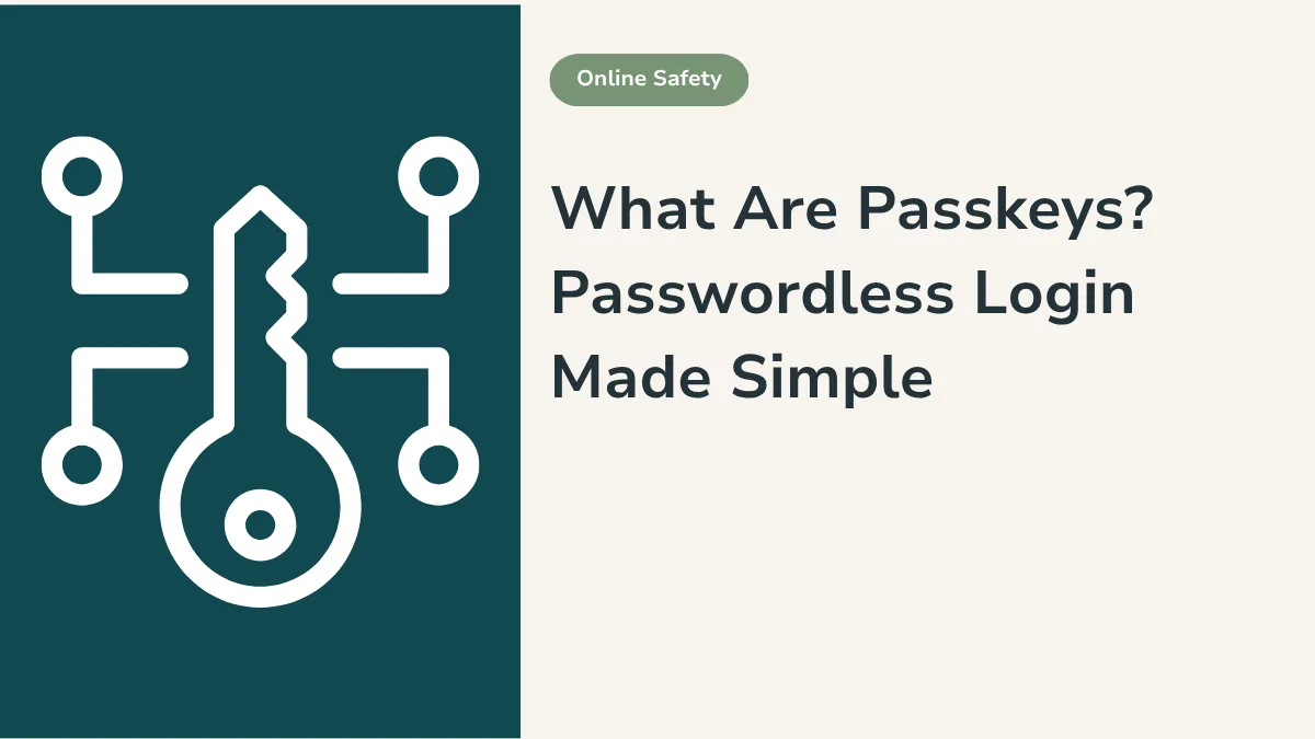 What are passkeys, passwordless login made simple